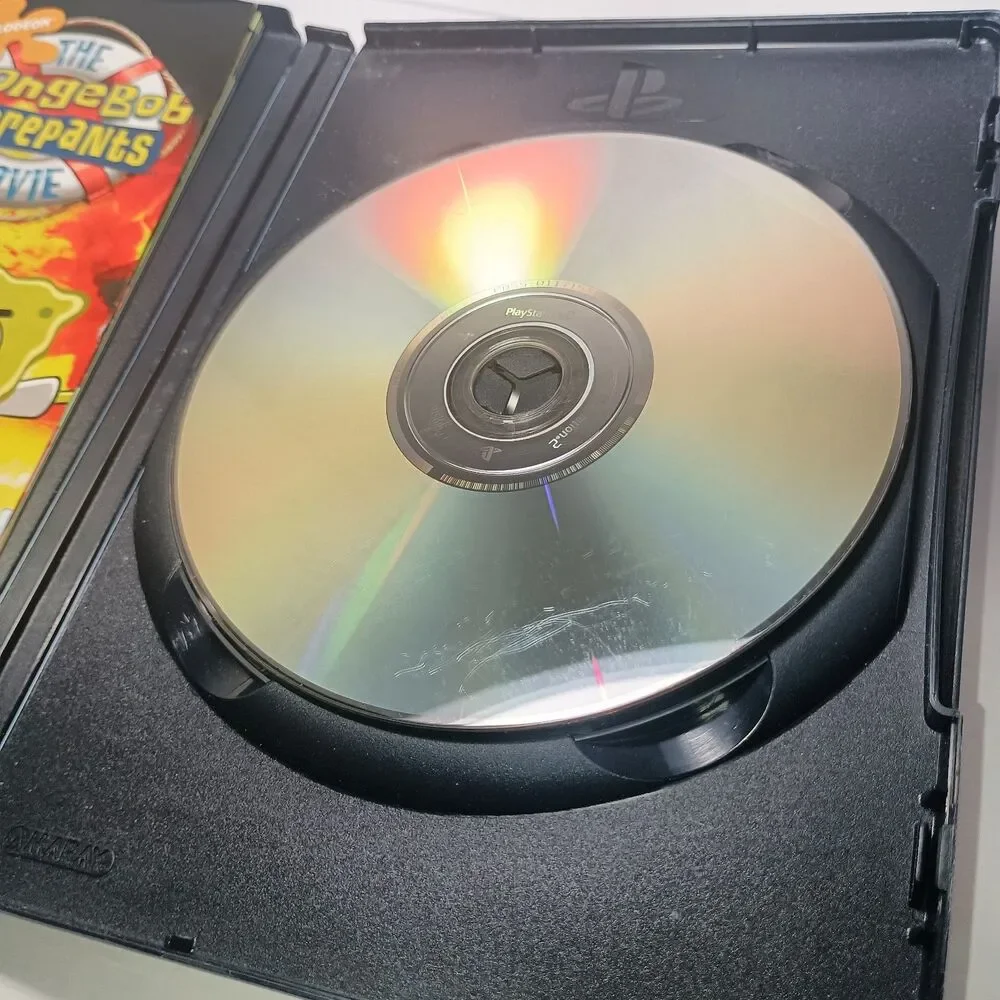 SpongeBob SquarePants The Movie Greatest Hits PlayStation 2 PS2 2004 Nickelodeon